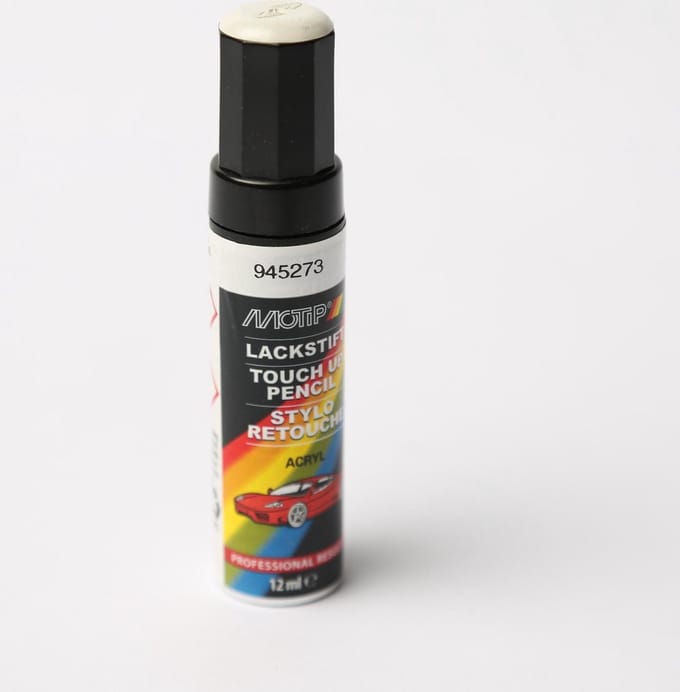 Motip 945273 - Auto lakstift - Wit - 12 ml