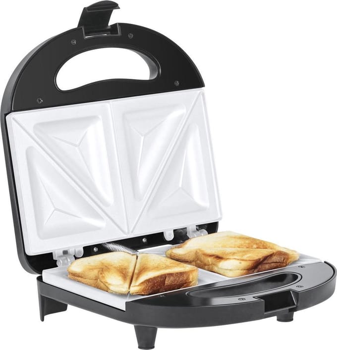 Teesa TSA3222 - Tosti-ijzer voor 2 tosti‘s, zwart