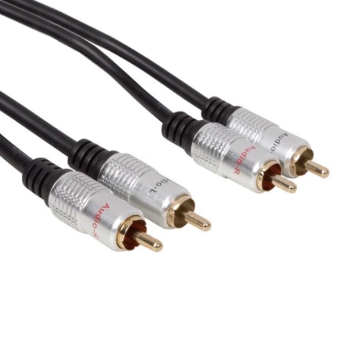 Velleman Audiokabel Rca 5 Meter Koper Zwart