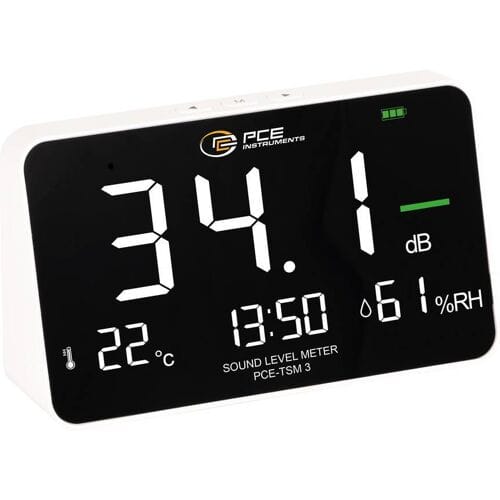 PCE Instruments PCE-TSM 3 Decibelmeter 30 - 130 dB 50 Hz - 8500 Hz