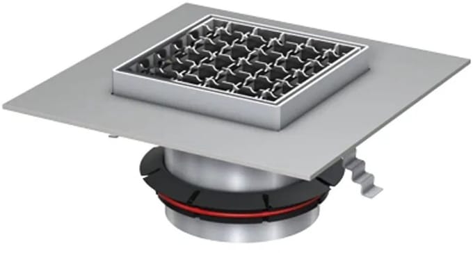 ACO Opzetstuk Variant-CR/flens bes. V2A/antislip/rooster V2A los ingelegd, 9579.60.92