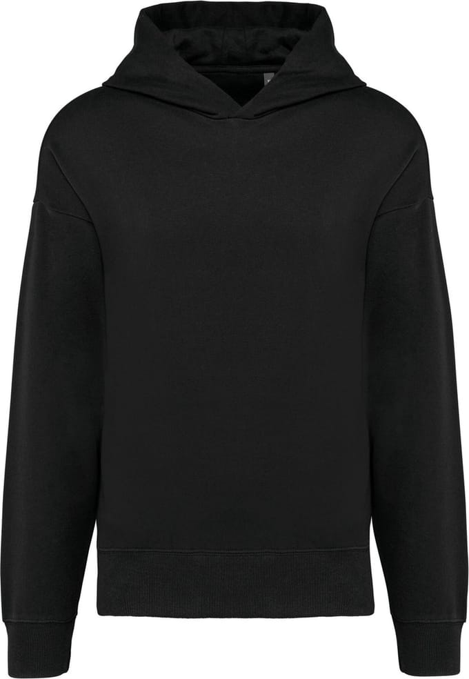 Kariban Oversized fleece sweater met capuchon K4018 - Black - XXL