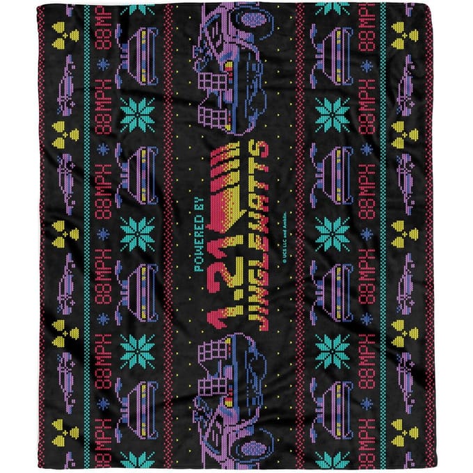 Back To The Future Jingle Watts Fleece Blanket - M