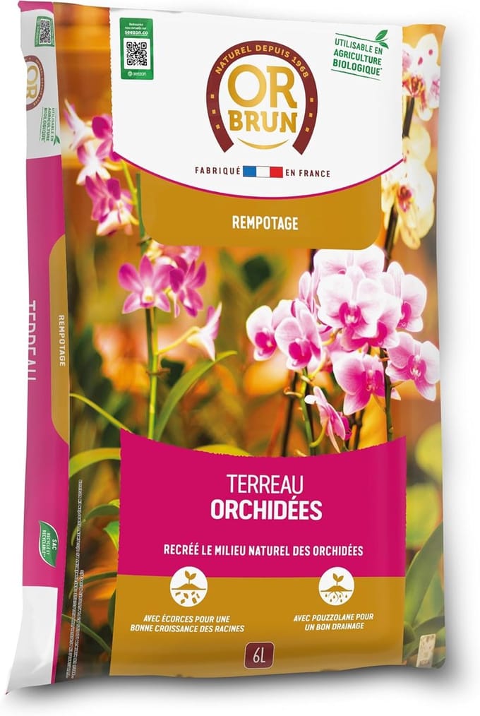 Orchideeënaarde 6L - Voor optimale groei van orchideeën