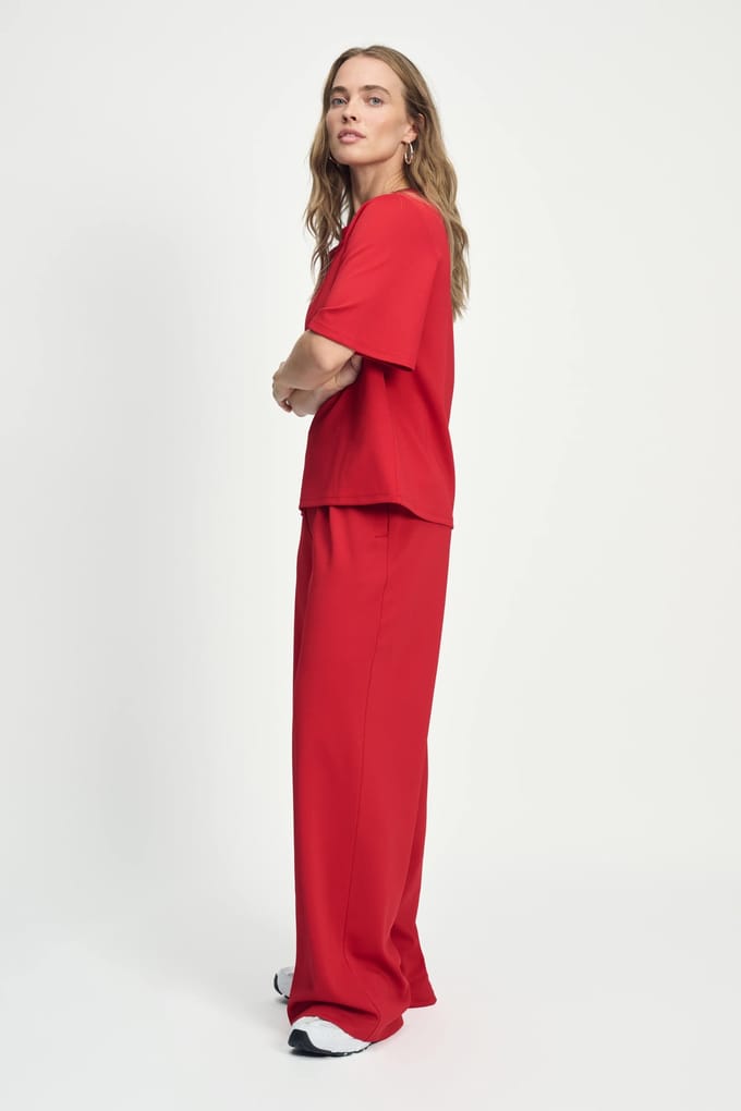 POM Amsterdam Top - Scarlet Red Summer Taglia: 36 | Maglie Sportivi Outlet | Donna | Rosso