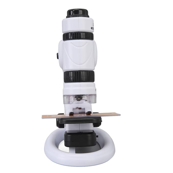 Wetenschappelijke Microscoop Kit voor Kinderen Draagbare Afneembare Standaard LED Dubbel Licht 60 tot 180X voor 6 Jaar en