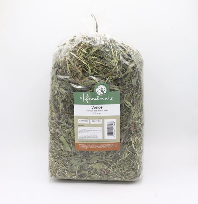 Herbimals Weide - 600 gram - Premium hooi met kruiden