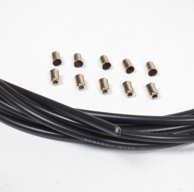 kabel en kabelmantel kit voor bromfiets gasrem decompressor choke