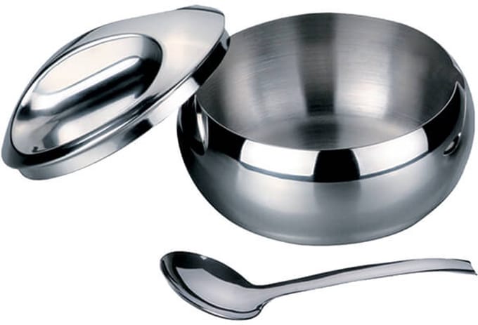 Maestro MR-1690 - Suikerpot - 300 ml - RVS - Inclusief lepel