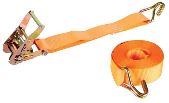 Ratelspanband met Haken Max. 1000 kg - 9 Meter Lang en 50 mm Breed