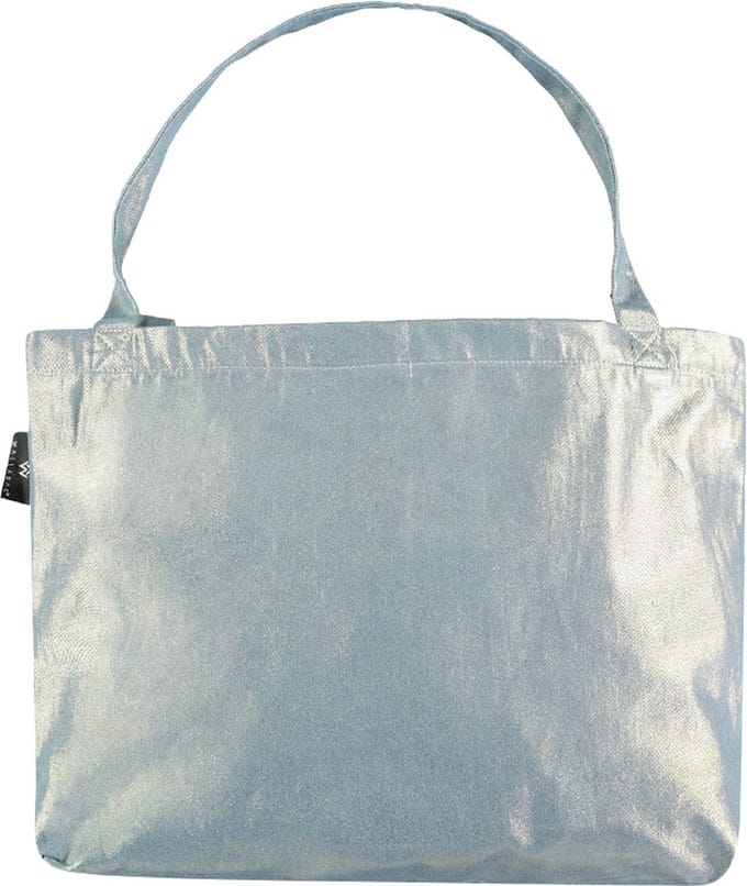Wallabag - Tote Bag - Luiertas - Shopper - Mom Bag Metallic Denim Gold Blue