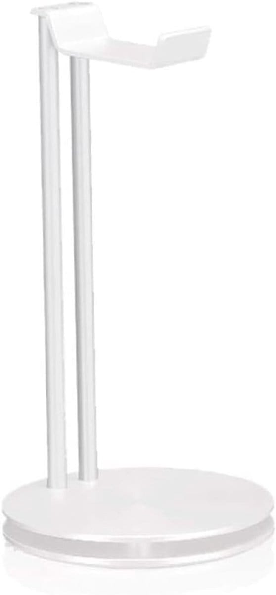Hoofdtelefoon Houder - Headset Stand Beugel - Bureau Organisatie - Aluminium Constructie - N.v.t. - Wit