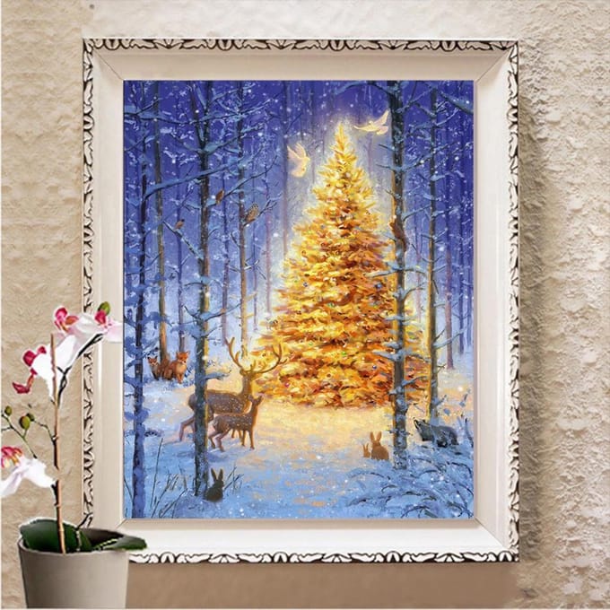 Volledige boor diamant schilderij viooltje 5D DIY diamant borduurwerk Craft Kit wanddecoratie Full Square 20X30CM blue