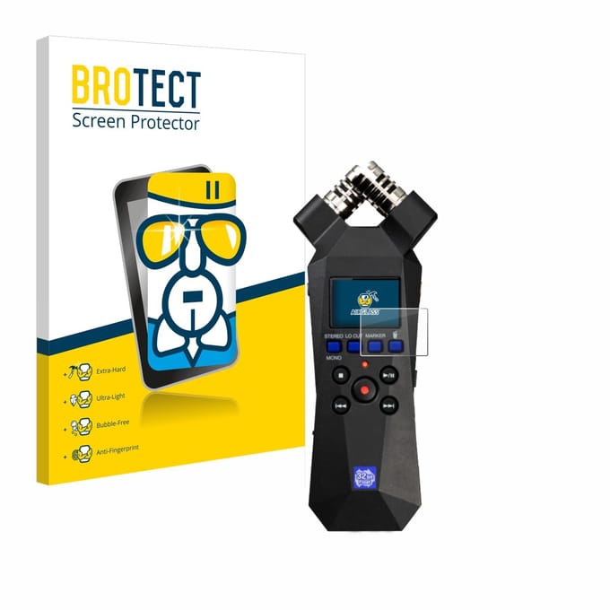Screenprotector voor Zoom H1essential Beschermglas transparant