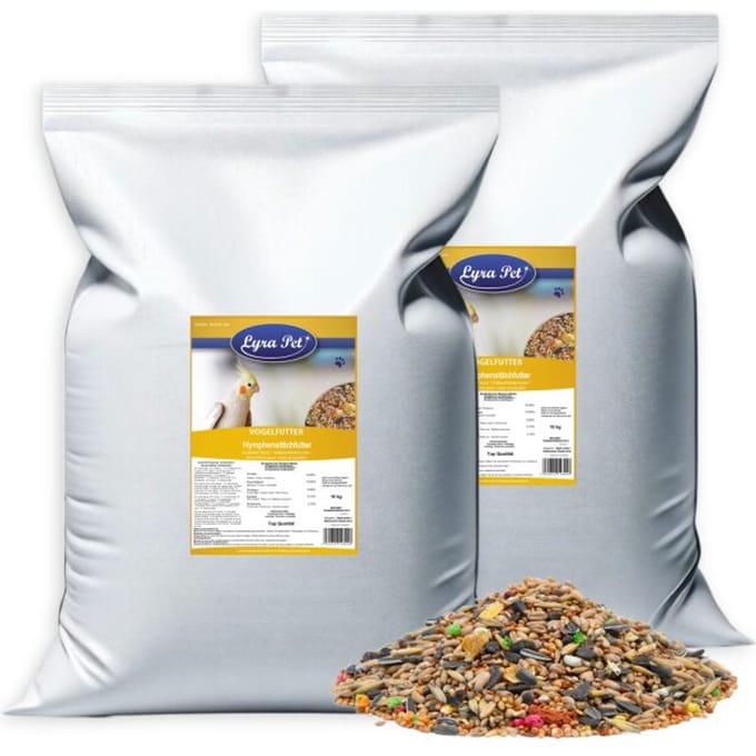 20 kg Lyra Pet® valkparkietenvoer voor grote parkieten