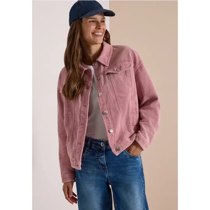 Overshirt van corduroy met gewassen look