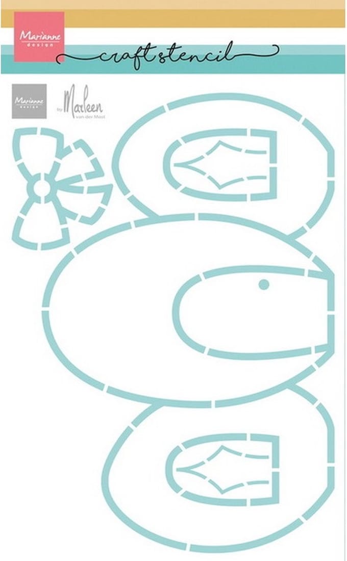 Craft Stencils, Egg cottage by Marleen