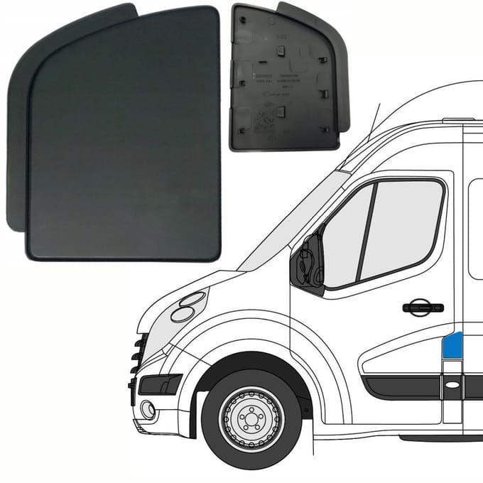 Tankklep voor Renault Master 2010- / Rechts