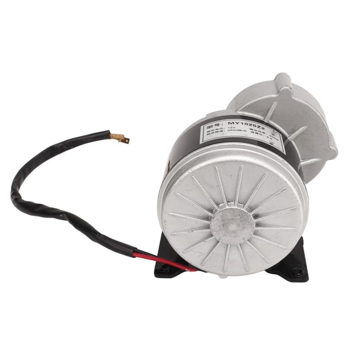 Moteur à balais à réduction 12V 250W avec variateur de vitesse à bouton 12V 500W et interrupteur d'inversion pour électrique