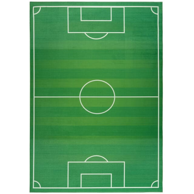 Muratap Kindervloerkleed voetbal wasbaar antislip- 80x150 cm
