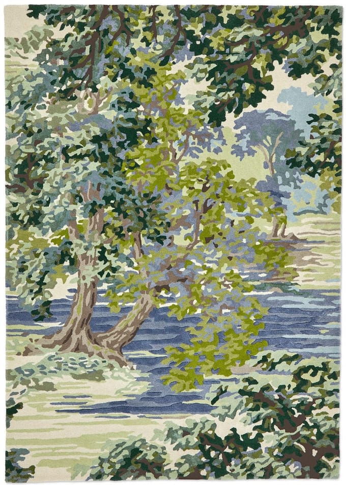 Sanderson Ancient Canopy Forest Green 146708 - 140 x 200 cm