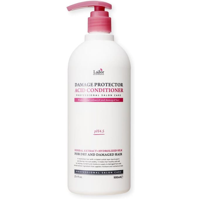 LA'DOR Damage Protector Zure Conditioner Kleurbescherming & pH-Balans 900ml white