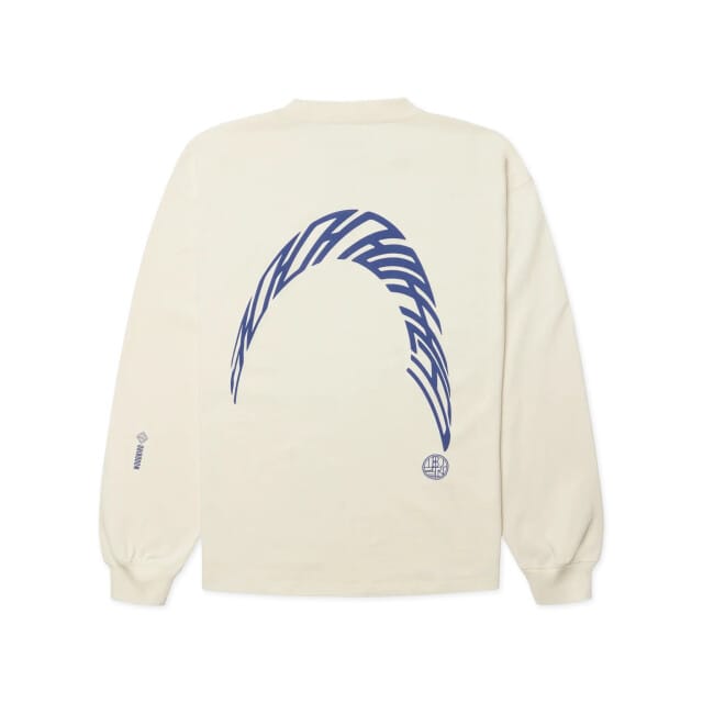 Woodbird Wbbeam ls warp tee 2626-409 off white