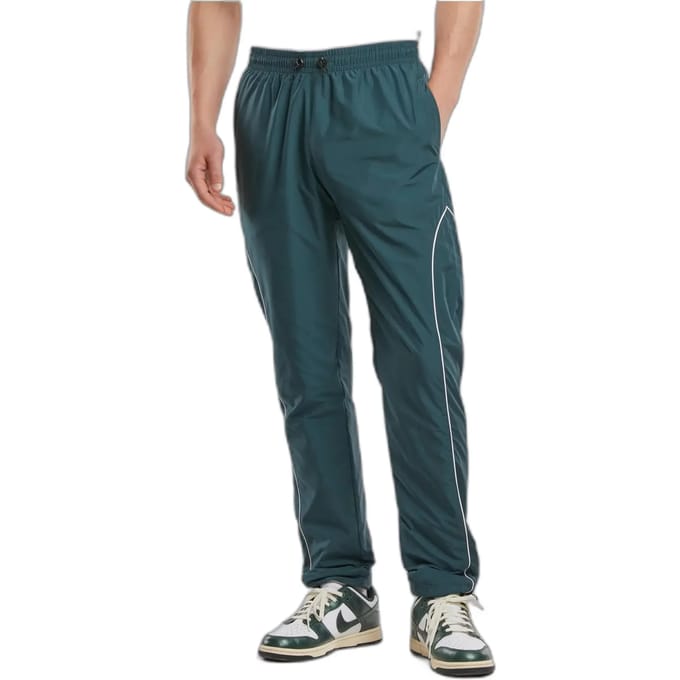 Urban Classics - Piped Panel Trainingsbroek - M - Donkergroen