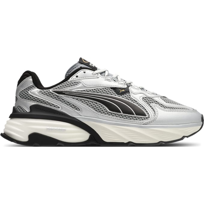 Puma Fade Sneakers Heren - Zilver - Maat 44.5 - Mesh/Synthetisch