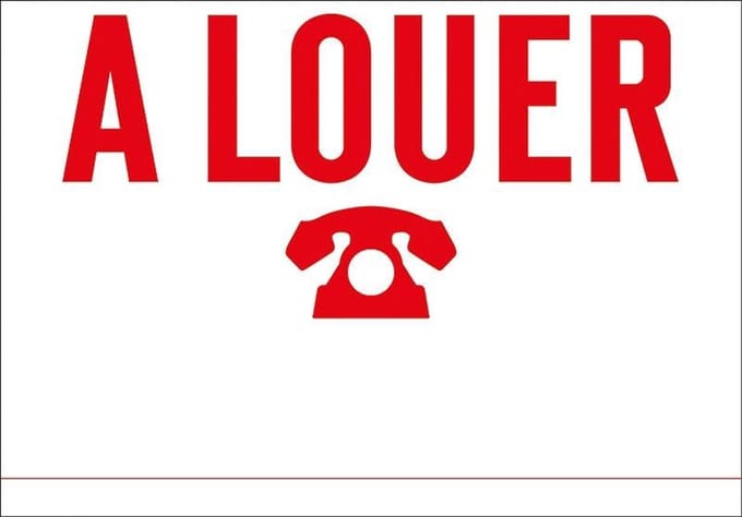 Pickup Pictogram 33x23 cm - A louer