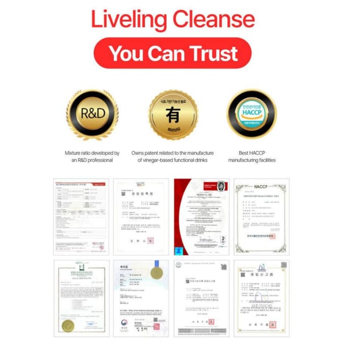 [LIVELING] Cleanse Thee 15mlx10EA 4 Soorten Grapefruit