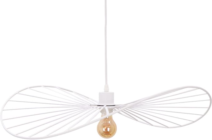 Olucia - JOLINDA - Hanglamp - Wit - Vorm: Ovaal