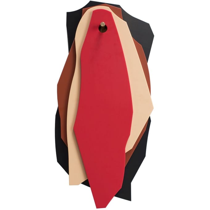 valerie_objects Snijplank Set - red, brown
