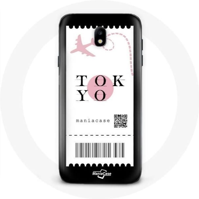 Samsung Galaxy J3 2017 hoesje Tokyo Japan vliegticket