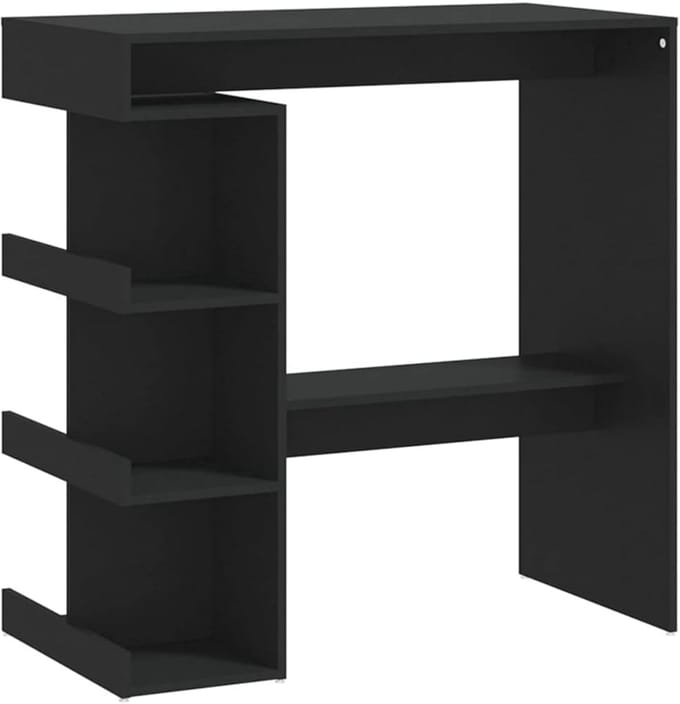 Bar tafel met opbergrekken - 100x50cm - Modern en Functioneel