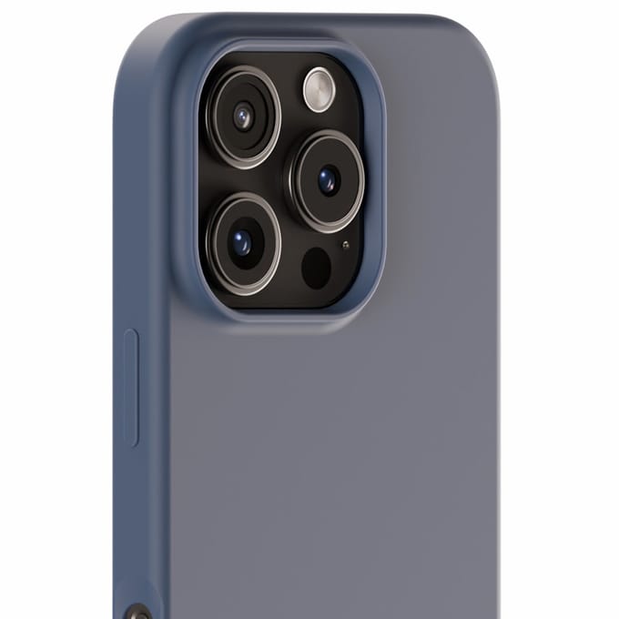 Holdit Silicone Case geschikt voor Apple iPhone 16 Pro - Pacific Blue