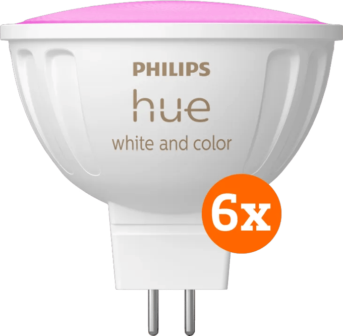 Philips Hue spot White and Color MR16 6-pack