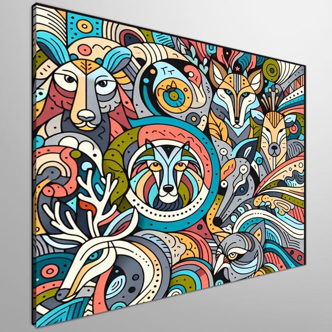 Kunstprint | Wanddecoratie | Canvas | 20 × 20 cm