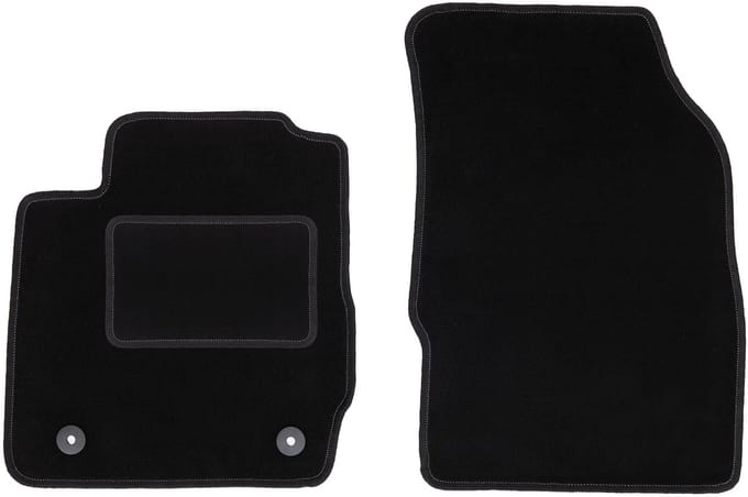 Voormatten zwart voor: Ford Fiesta MK7 hatchback (2008-2011)