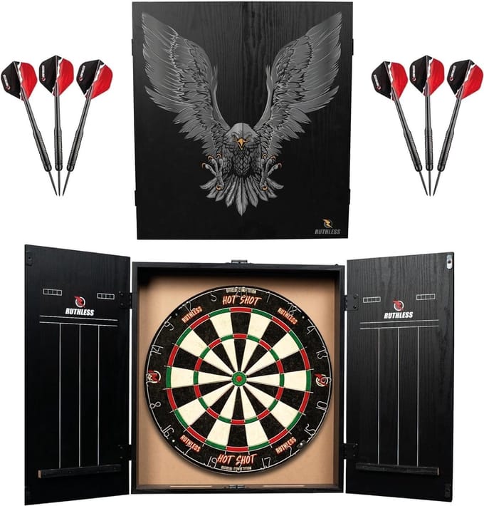 Compleet Darts Centrum met Kast en Dartsets voor Thuis