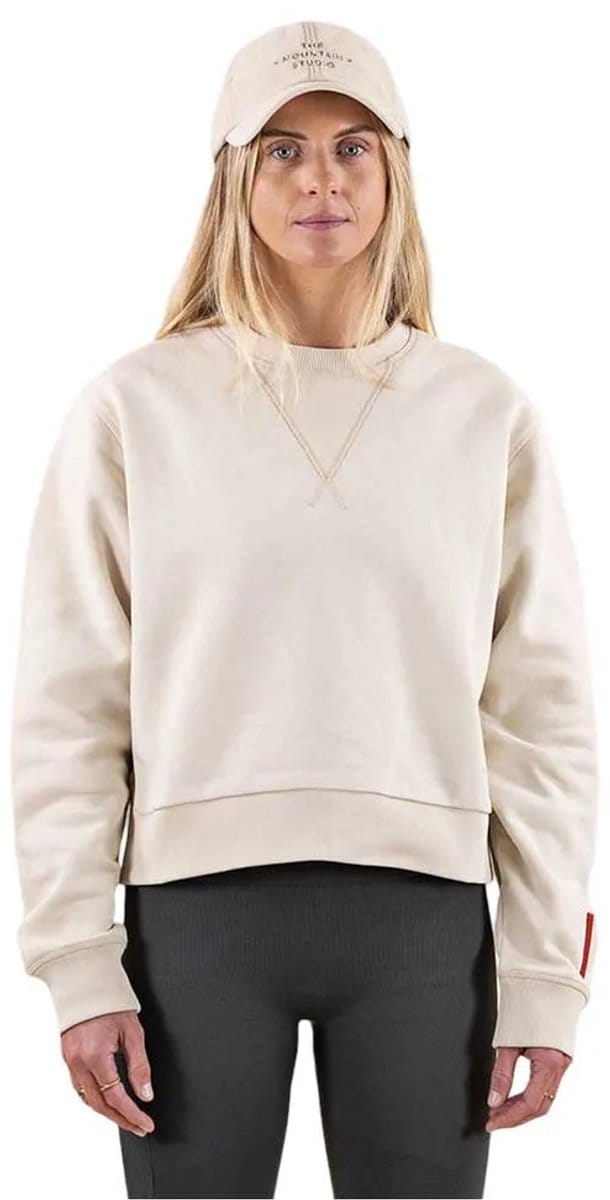 The Mountain Studio Organic Cotton Sweatshirt Beige M Vrouw