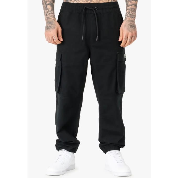 Lonsdale London MICKLEY Heren Cargobroeken - zwart - L