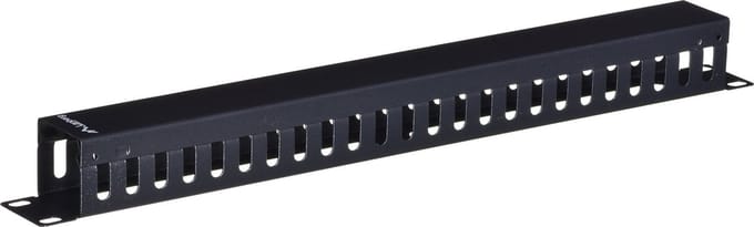 Lanberg AK-1201-B - 1U - Cable Management Panel