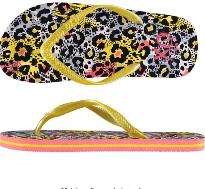Meisjes slippers luipaard maat 25/26
