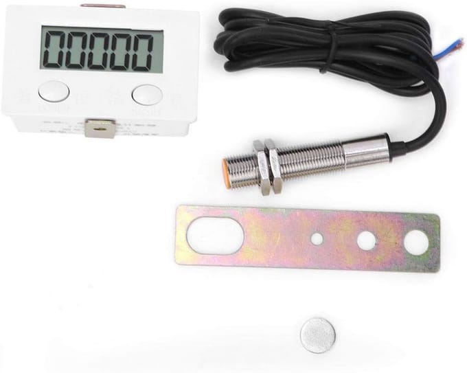 Magnetische inductie-teller 5 cijfers, BEM-5C, 12φ metalen sensor