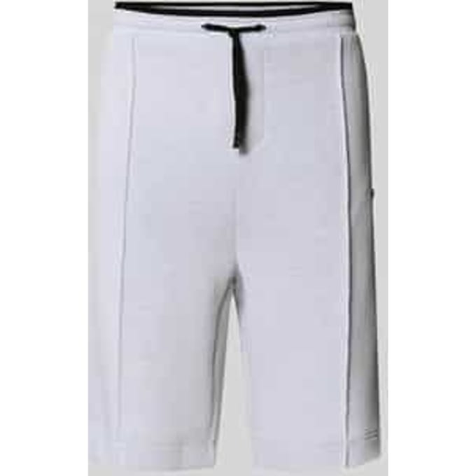 Regular fit korte sportbroek met katoen