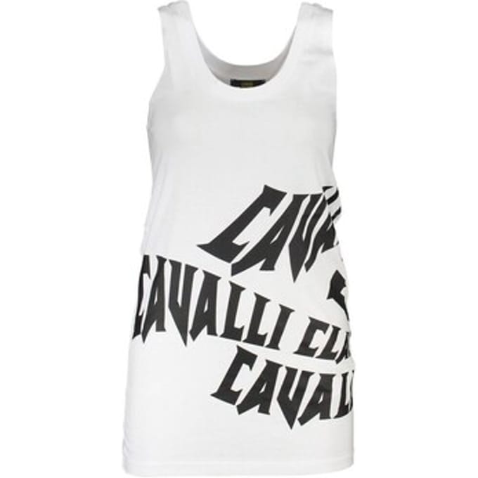 Top Roberto Cavalli qxt62cjd06058e01b8bianco0005xs
