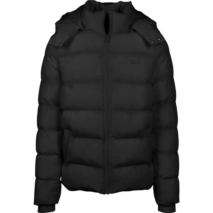 Urban Classics Tussenseizoensjas - Hooded Puffer Jacket - S tot 5XL - voor Mannen - zwart