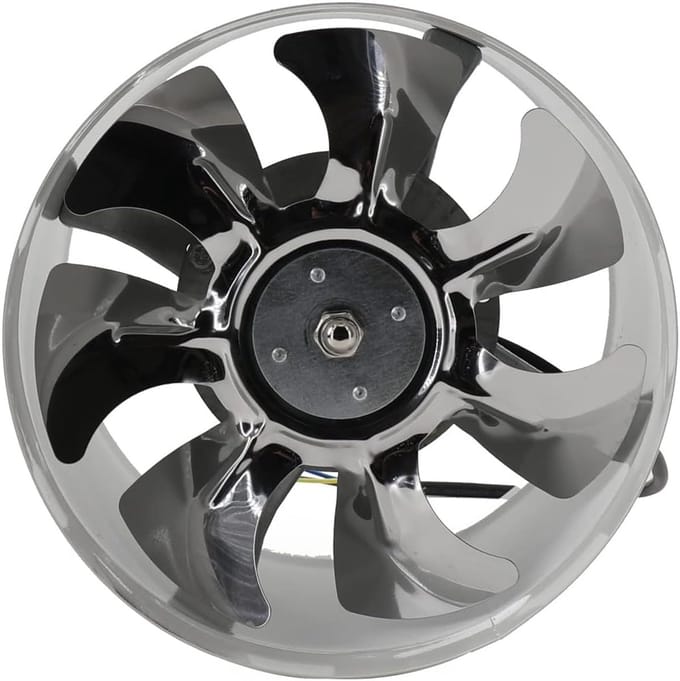 Buisventilator Afzuiger - Axiale Ventilator - Lucht Afvoeren - Stille Werking - 250 mm - Wit
