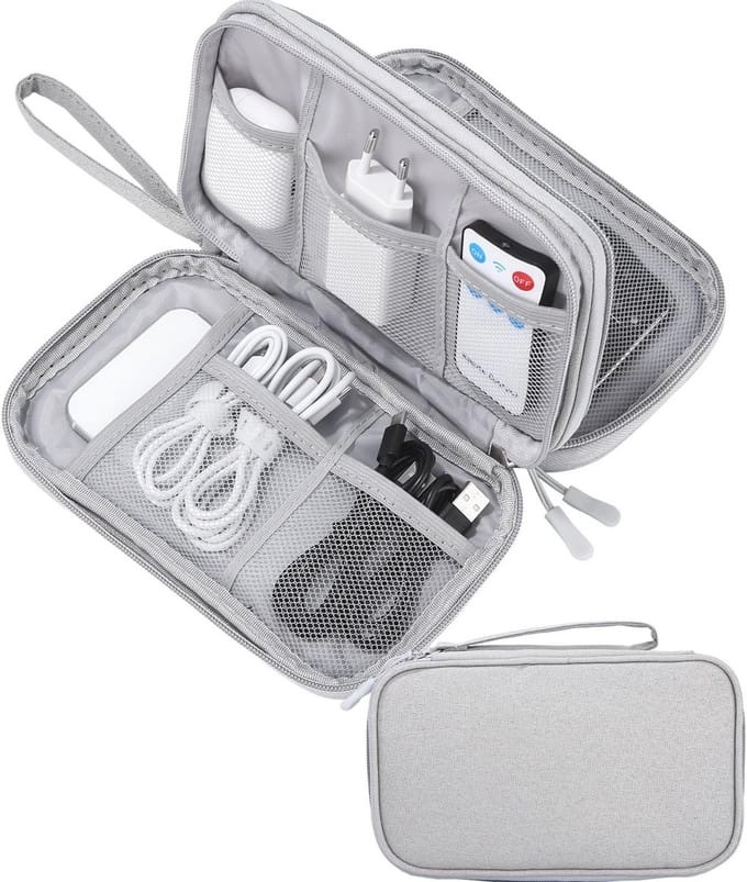Kabel Organizer voor Elektronische Accessoires - Ideaal voor Reis en Thuis